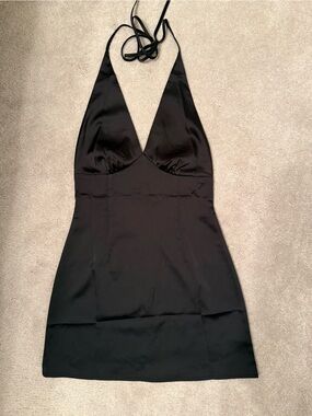 celena mini dress burn out black Celena Mini Dress